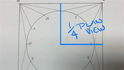 square to round layout calculator